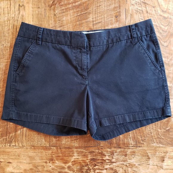J. Crew Pants - J. Crew - Women's - Navy Blue Chino Shorts - Size 12